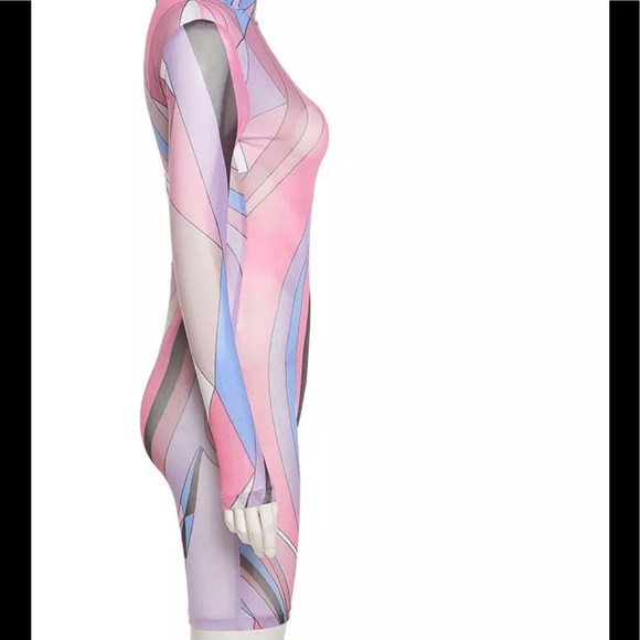 🔥Turtleneck mesh stretchy romper.🔥🔥 - Picture 3 of 10